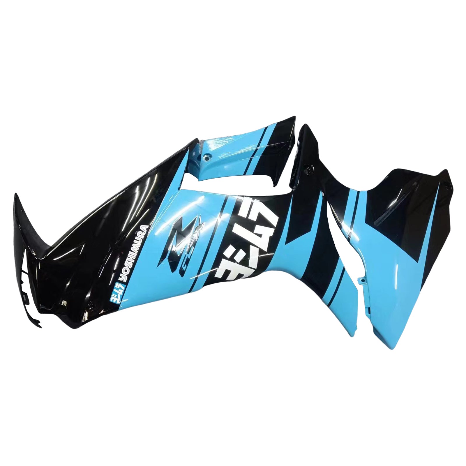 Amotopart 2011-2026 GSXR 600/750 Suzuki Glanzblau&Black Style1 Verkleidungssatz