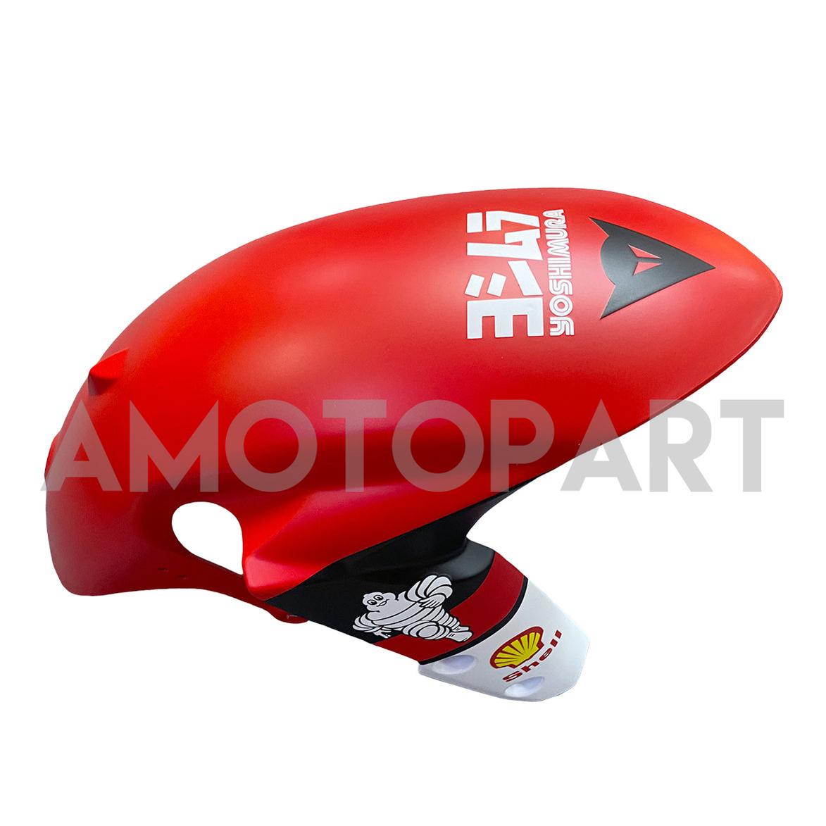 Amotopart 2011-2025 K11 GSXR 600/750 Suzuki Red&Black Style1 Fairing Kit