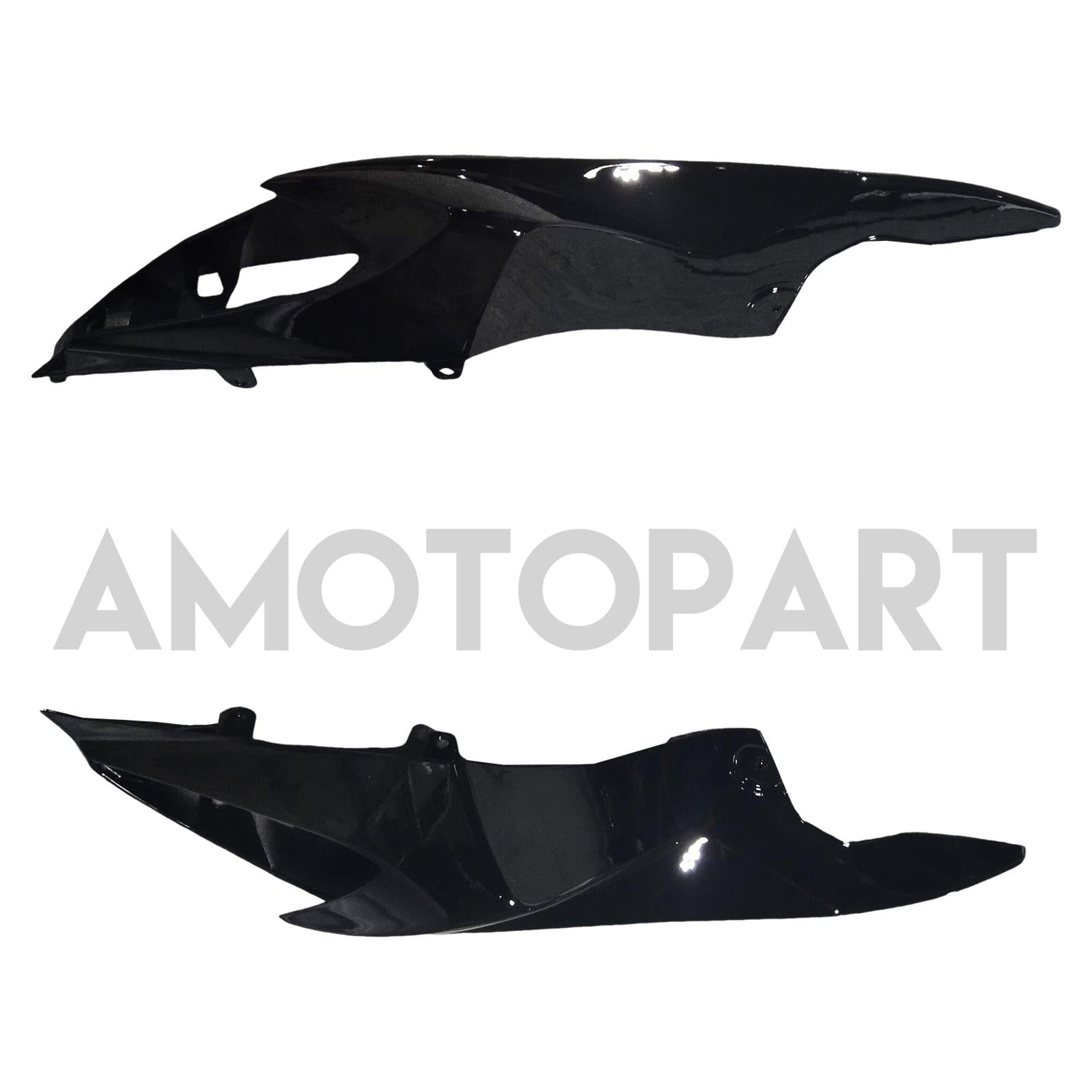 Amotopart 2011-2025 K11 GSXR 600/750 Suzuki White mit schwarzem Akzentverkleidungskit