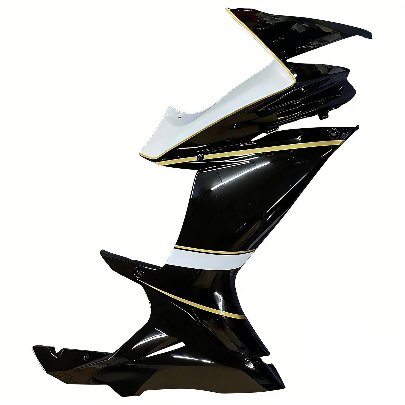 Amotopart 2011-2026 K11 GSXR 600/750 Suzuki Preto&WKit de carenagem branca