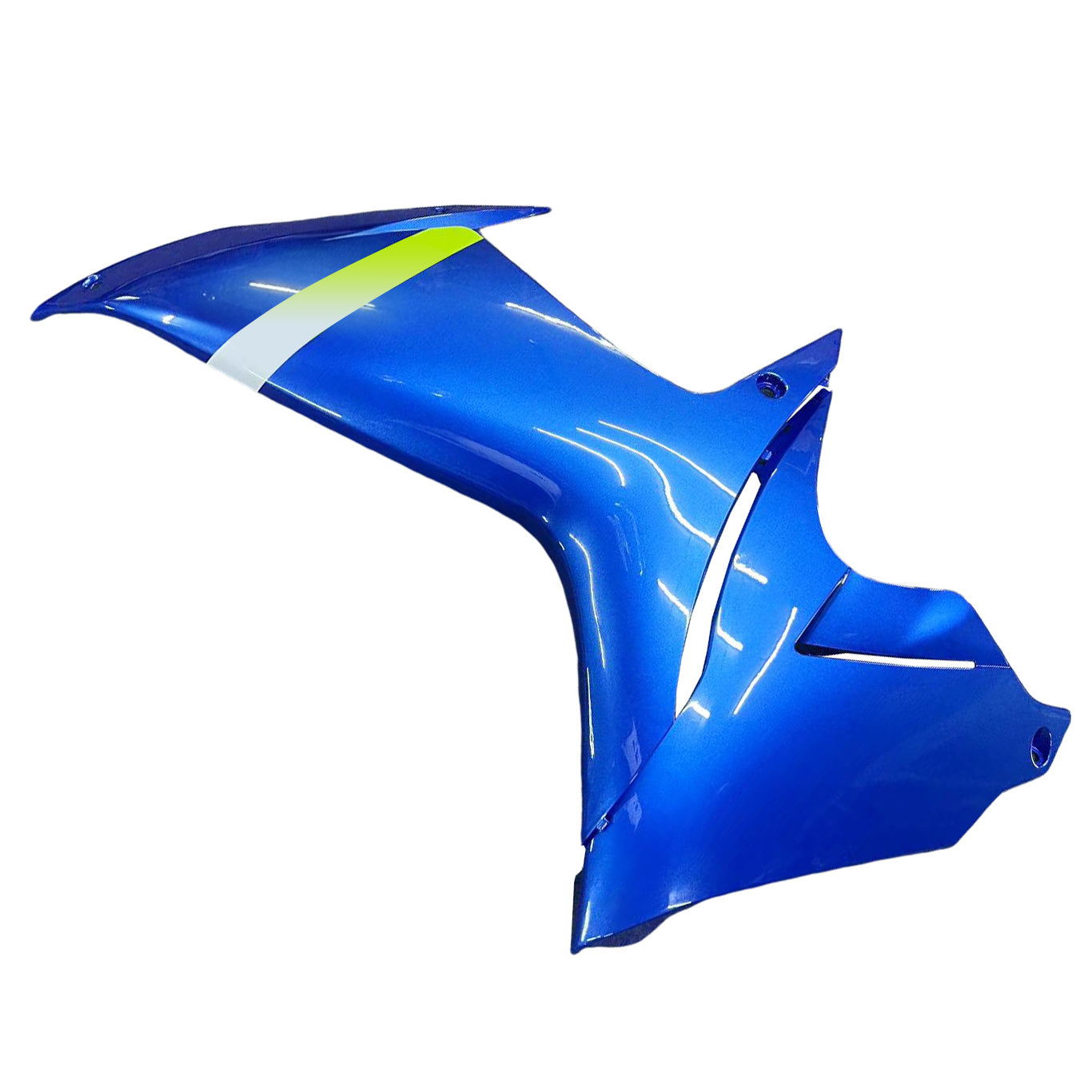 Amotopart 2011-2026 K11 GSXR 600/750 Suzuki Blue with Neon Yellow Accents Fairing Kit