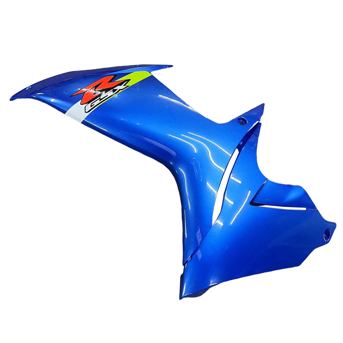 Amotopart 2011-2026 K11 GSXR 600/750 Suzuki Blue with Neon Yellow Accenter Fairing Kit