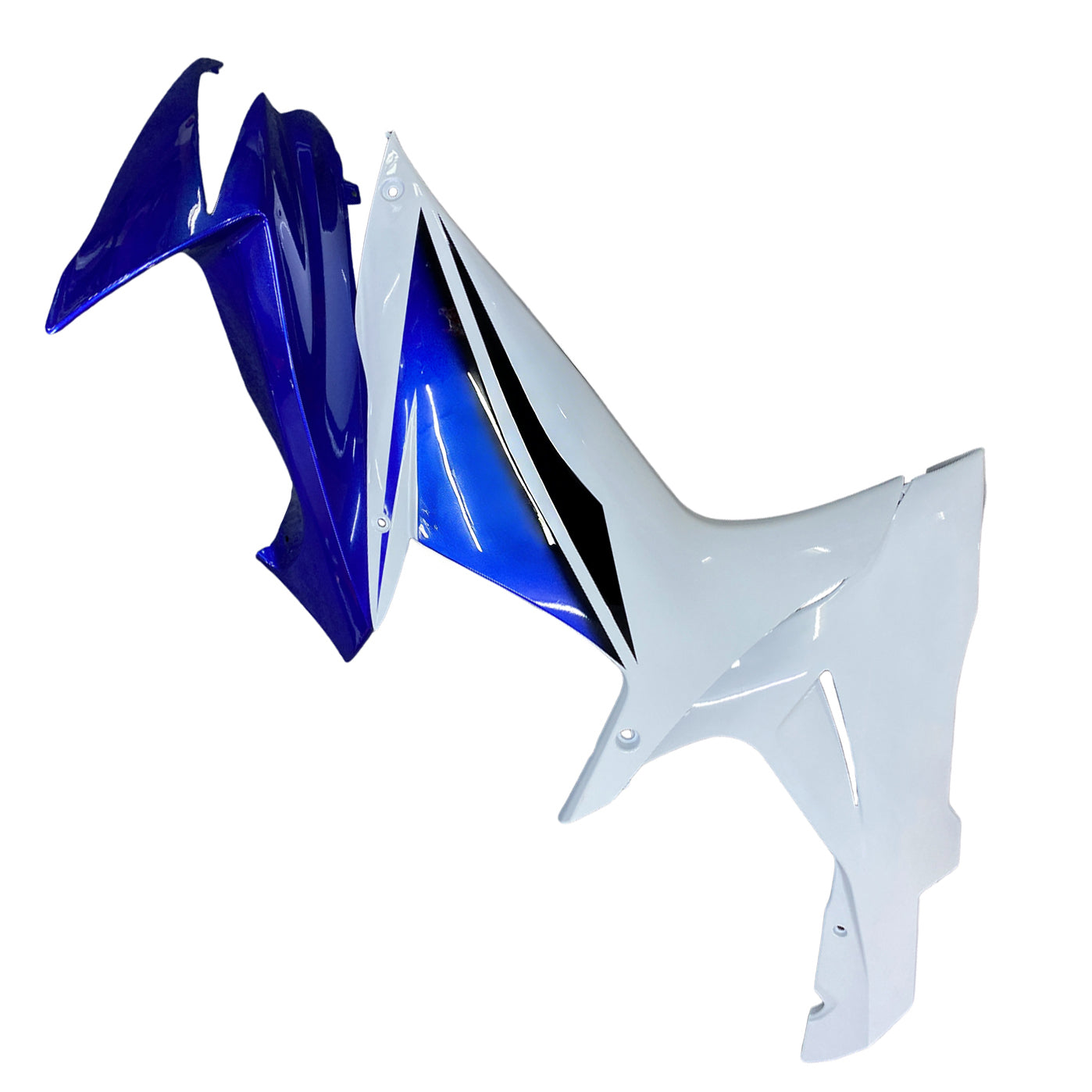 Amotopart 2011-2025 K11 GSXR 600/750 Suzuki Blue&White Style1 Fairing Kit