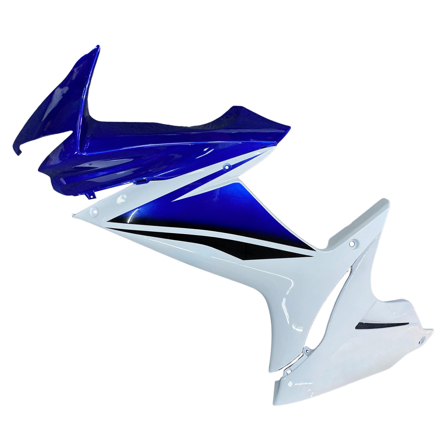 Amotopart 2011-2025 K11 GSXR 600/750 Suzuki Blue&White Style1 Fairing Kit