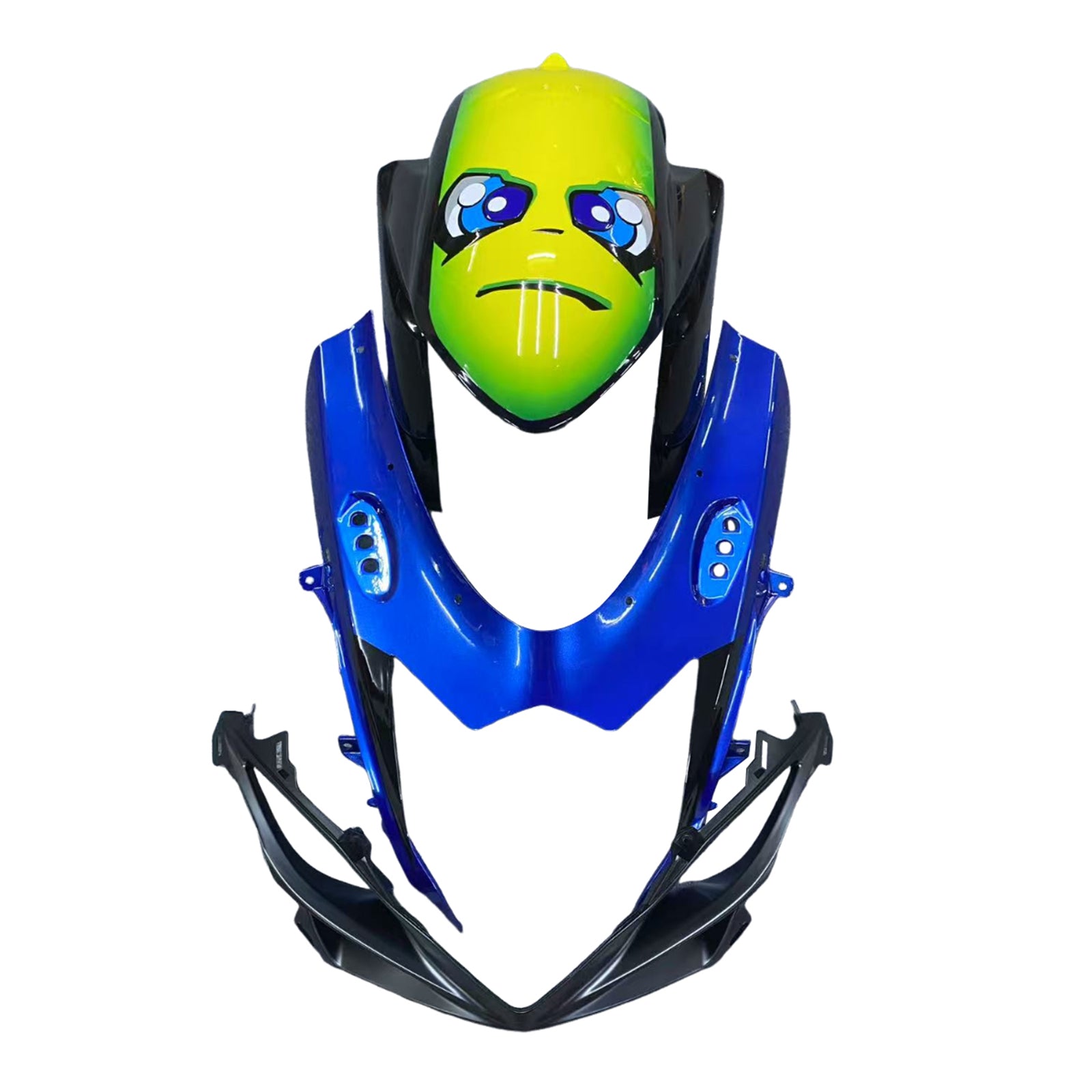 Amotopart 2011-2025 K11 GSXR 600/750 Suzuki Blue&Yellow Monster Fairing Kit