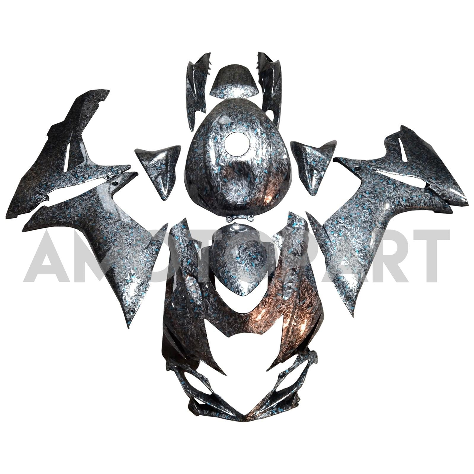 AMOTOPART 2011-2025 GSXR 600 750 Suzuki Forged Carbone Fibre Patterns Kit