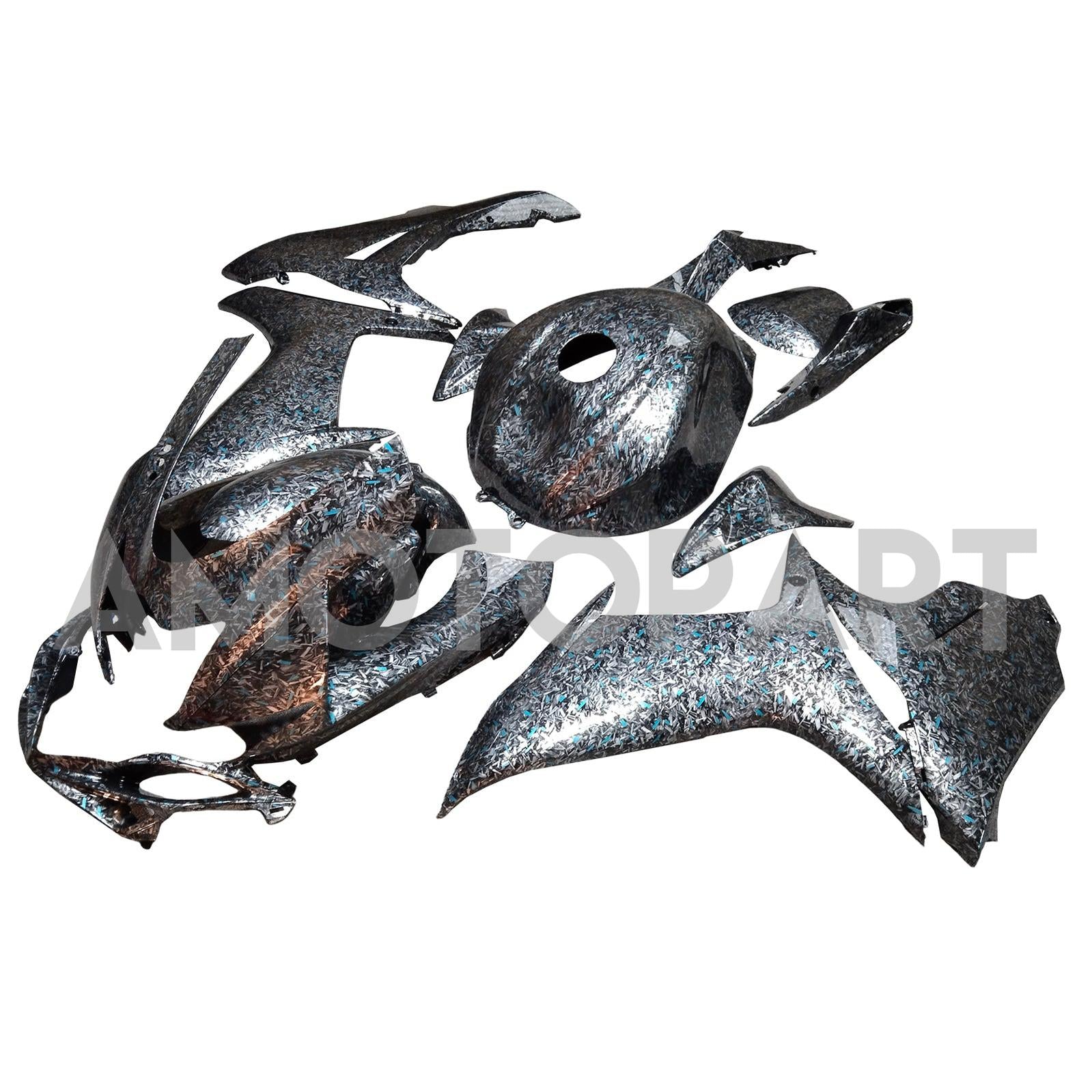AMOTOPART 2011-2025 GSXR 600 750 Suzuki Forged Carbone Fibre Patterns Kit