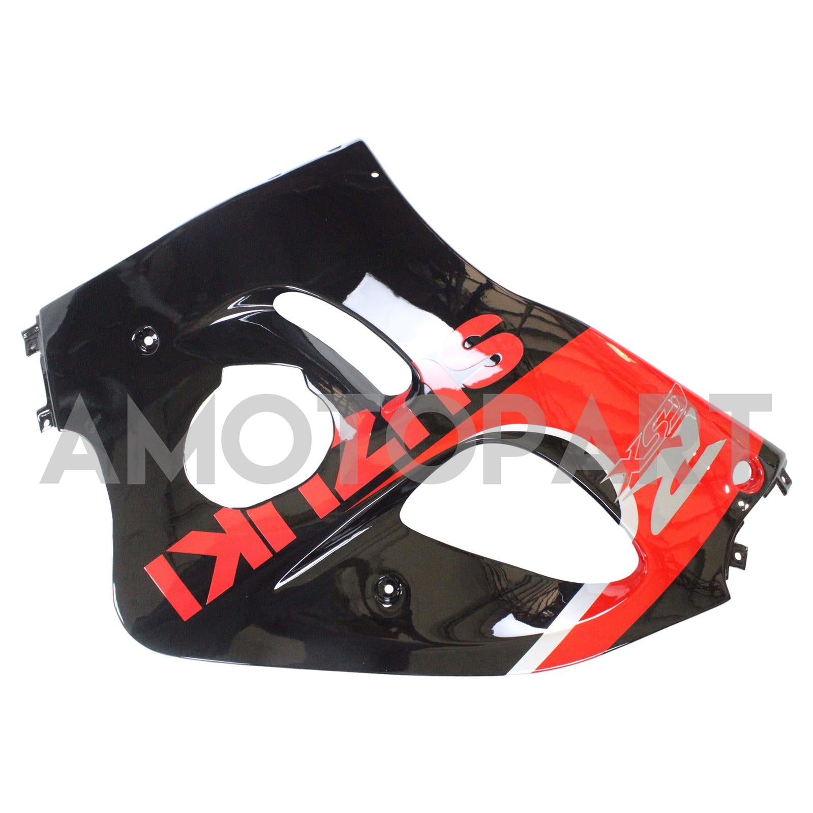 Amotopart Suzuki 1996-2000 GSXR 600/750 Black Red Fairing Kit