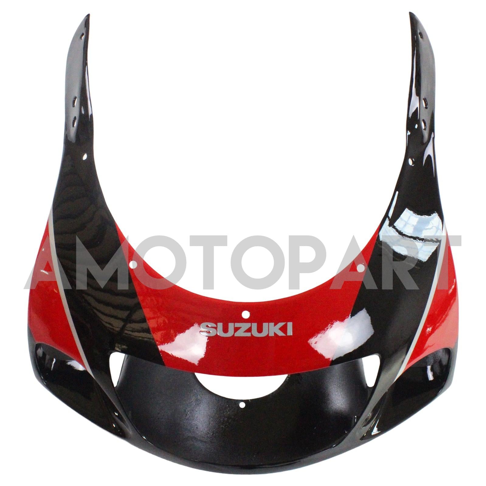 Amotopart Suzuki 1996-2000 GSXR 600/750 Black Red Fairing Kit