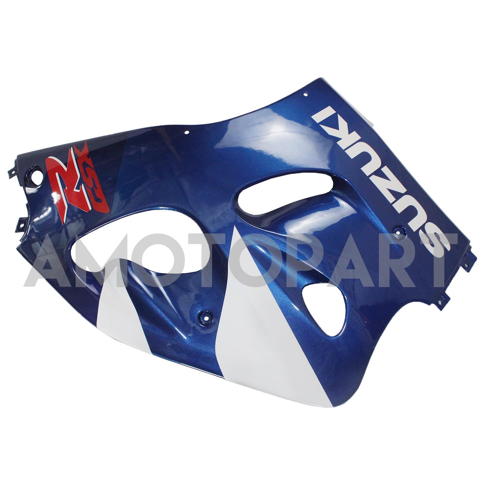 Amotopart Suzuki 1996-2000 GSXR 600/750 Blue White Fairing Kit