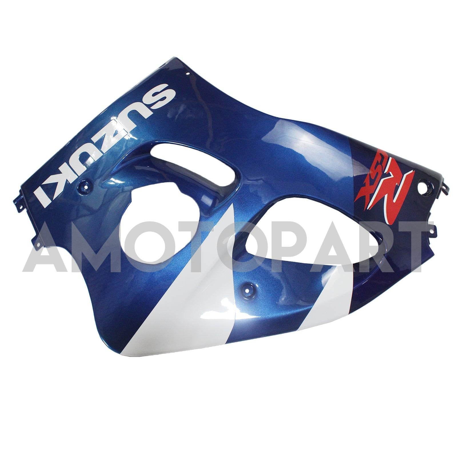 Amotopart Suzuki 1996-2000 GSXR 600/750 Blue White Fairing Kit