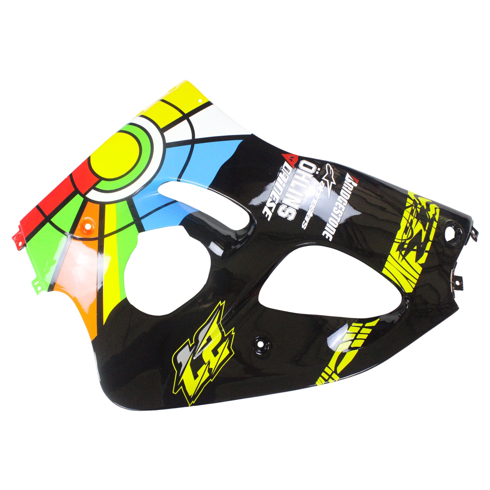 Amotopart Suzuki 1996-2000 GSXR 600/750 Czarny kolor owiewki