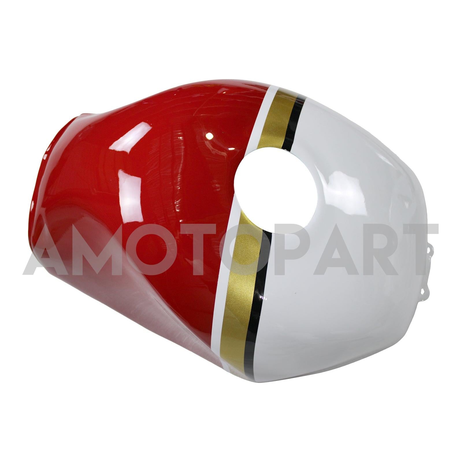 Amotopart Suzuki GSXR600 1996-2000 GSXR750 1996-1999 White&Red Style2 Fairing Kit