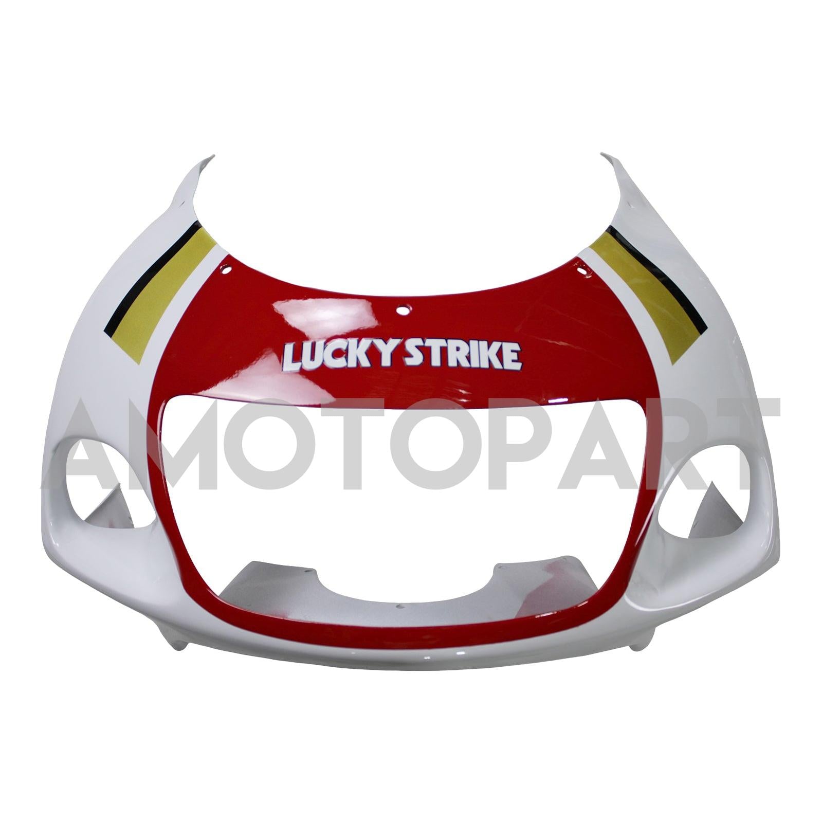Amotopart Suzuki GSXR600 1996-2000 GSXR750 1996-1999 White&Red Style2 Fairing Kit