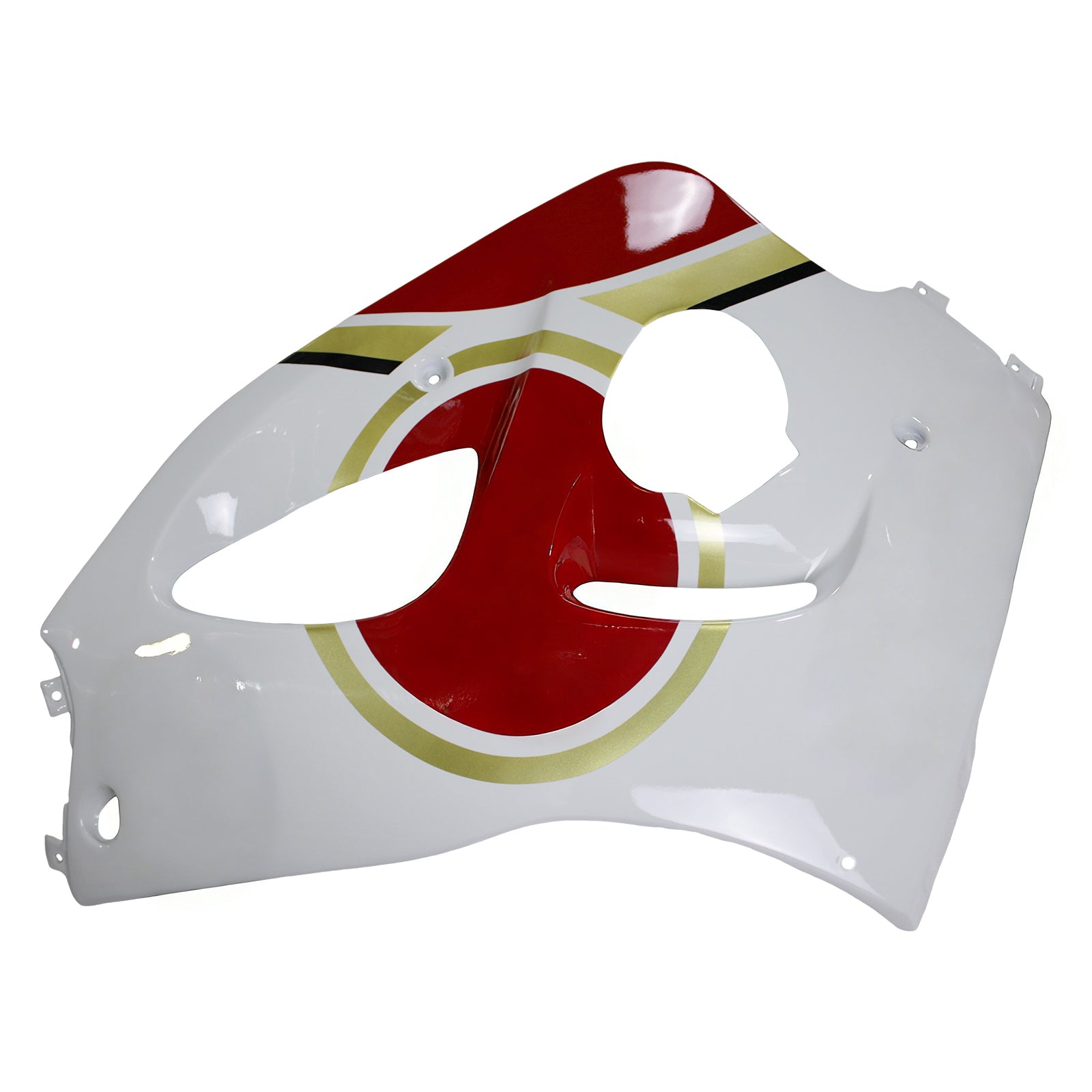 Amotopart Suzuki GSXR600 1996-2000 GSXR750 1996-1999 White&Red Style2 Fairing Kit