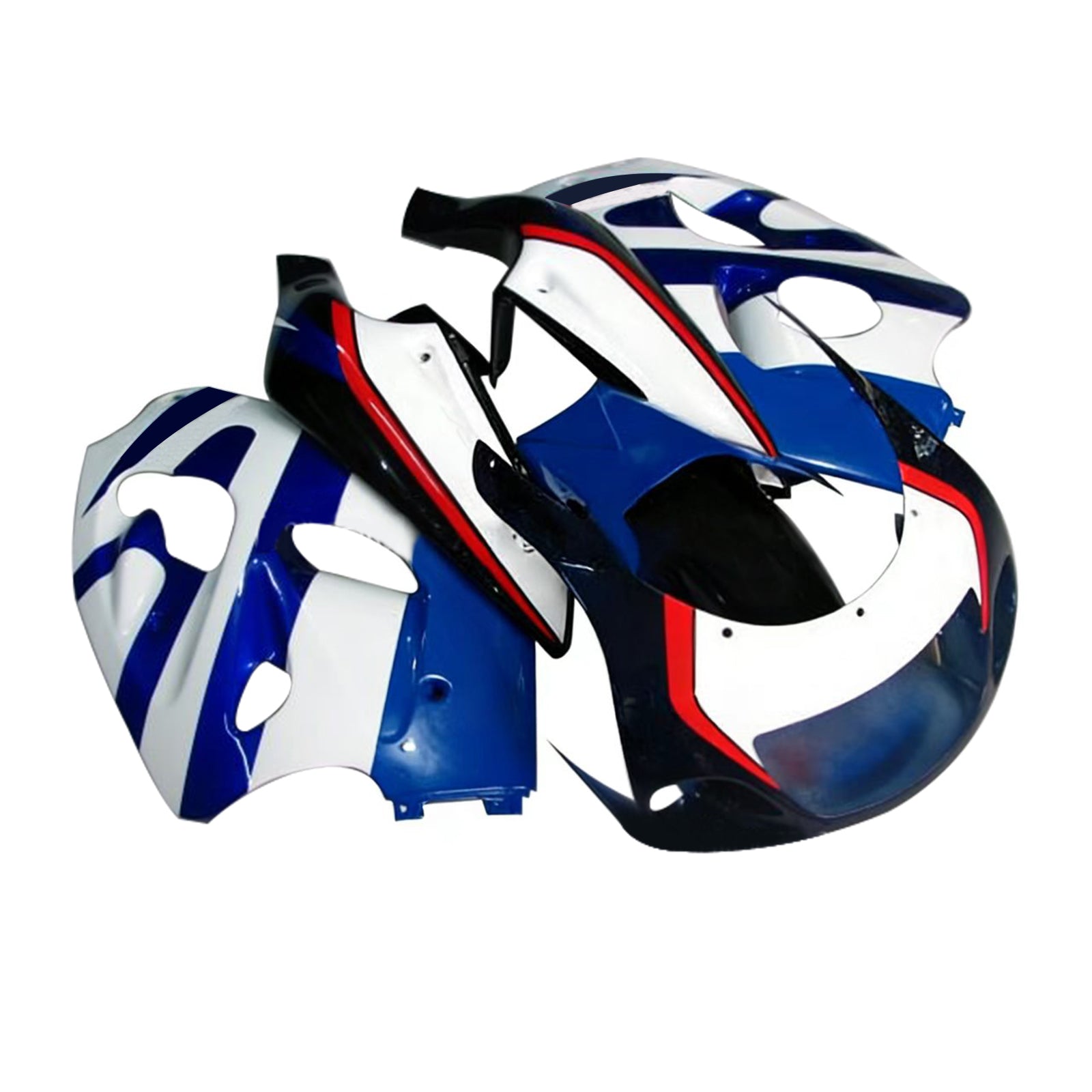 Amotopart Suzuki GSXR600 1996-2000 GSXR750 1996-1999 Blue & White Style3 Fairing Kit
