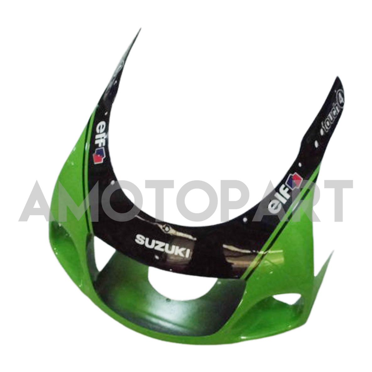 Amotopart Suzuki GSXR600 1996-2000 GSXR750 1996-1999 Grün&Schwarzes Verkleidungskit