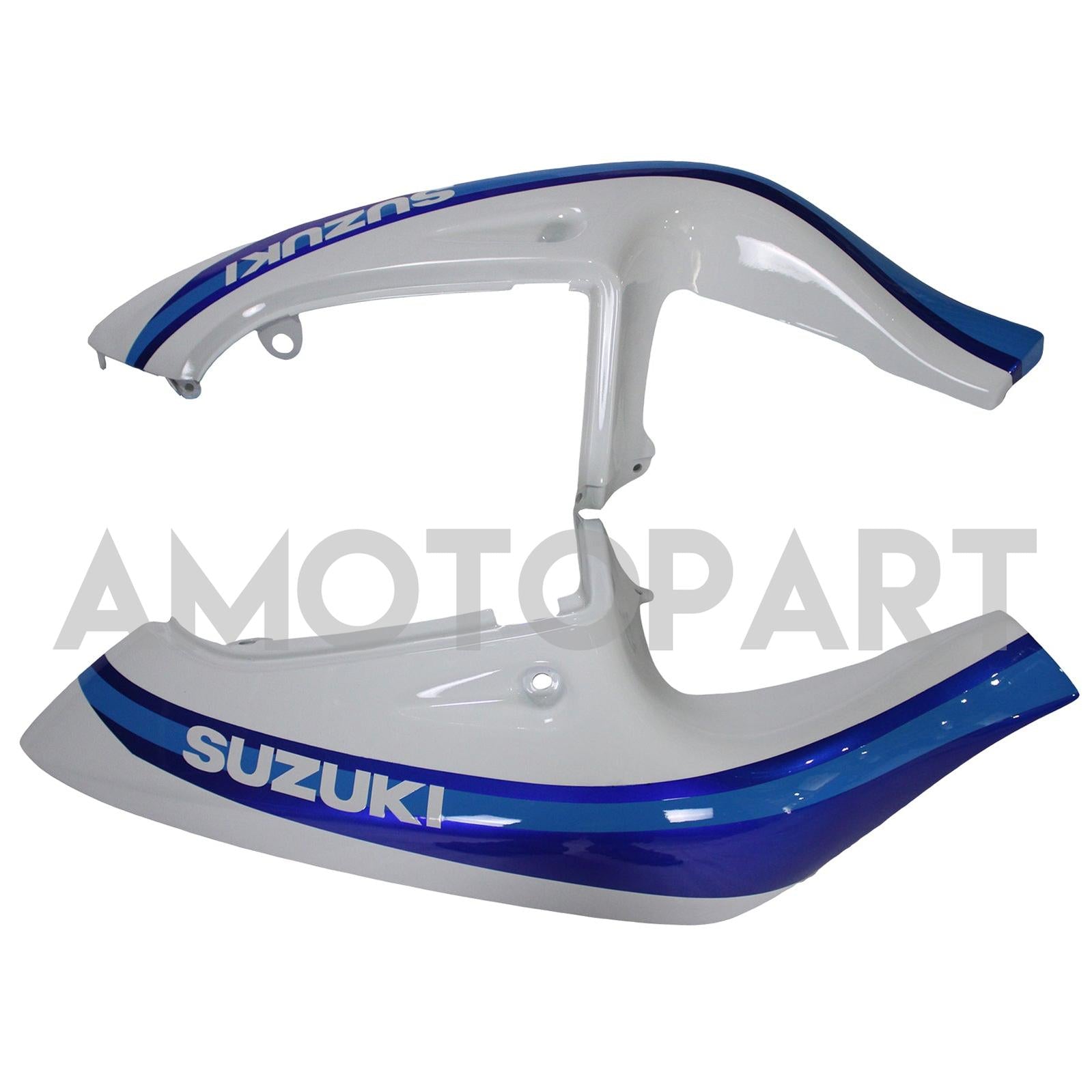 Amotopart Suzuki GSXR600 1996-2000 GSXR750 1996-1999, Blau&Weißes Style6-Verkleidungskit