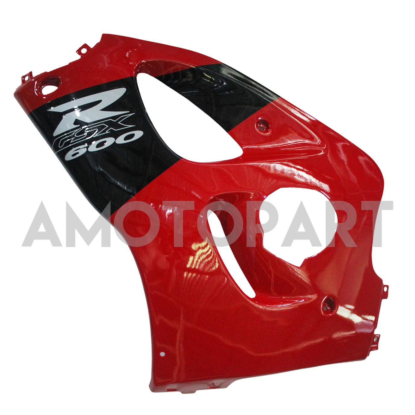 Amotopart Suzuki GSXR600 1996-2000 GSXR750 1996-1999 Red&Black Style1 Fairing Kit