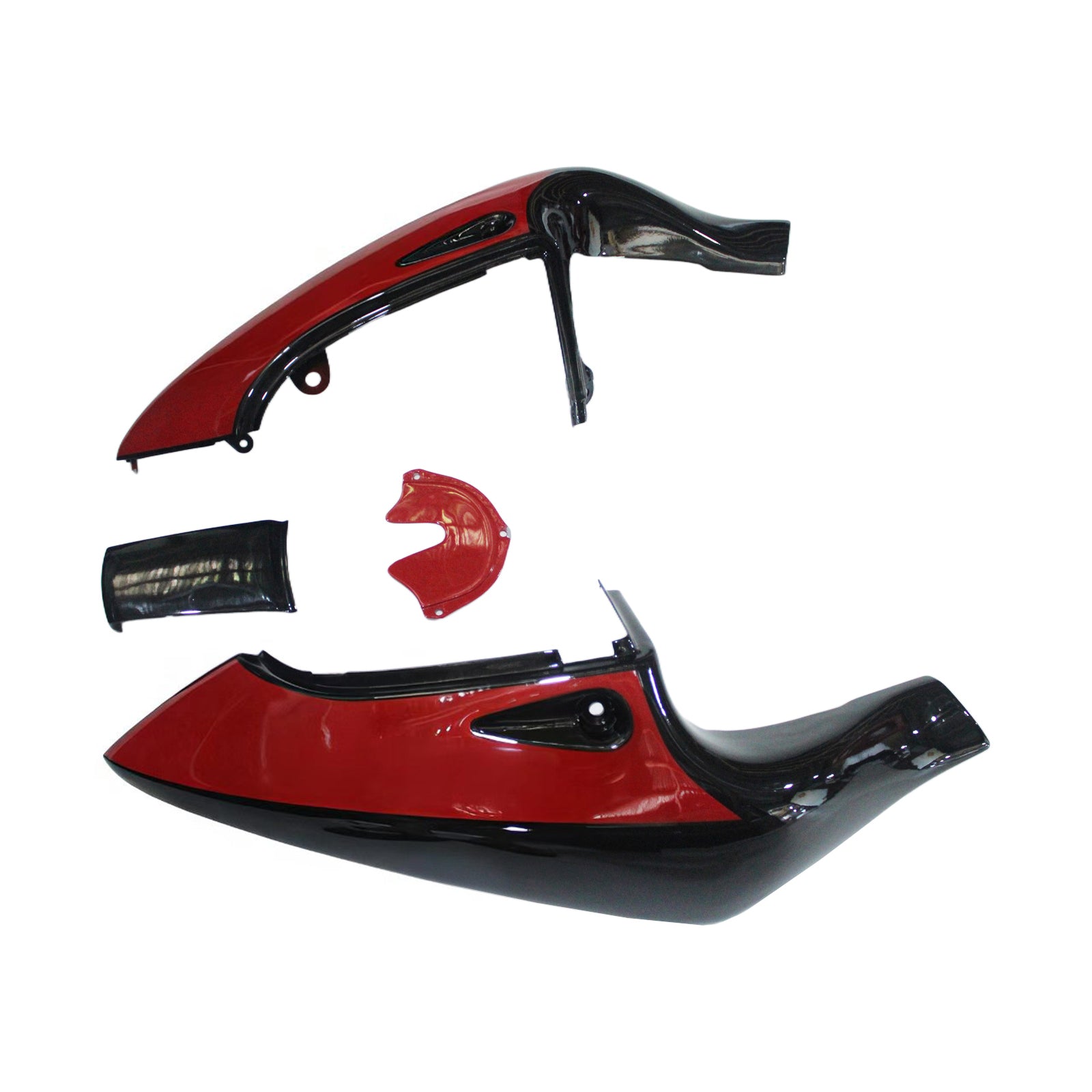 Amotopart Suzuki GSXR600 1996-2000 GSXR750 1996-1999 Red & Black Style1 Failing Kit