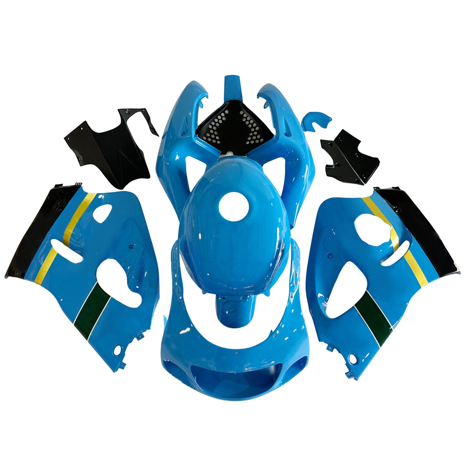 Amotopart Suzuki GSXR600 1996-2000 GSXR750 1996-1999 Blue s logem kapucí