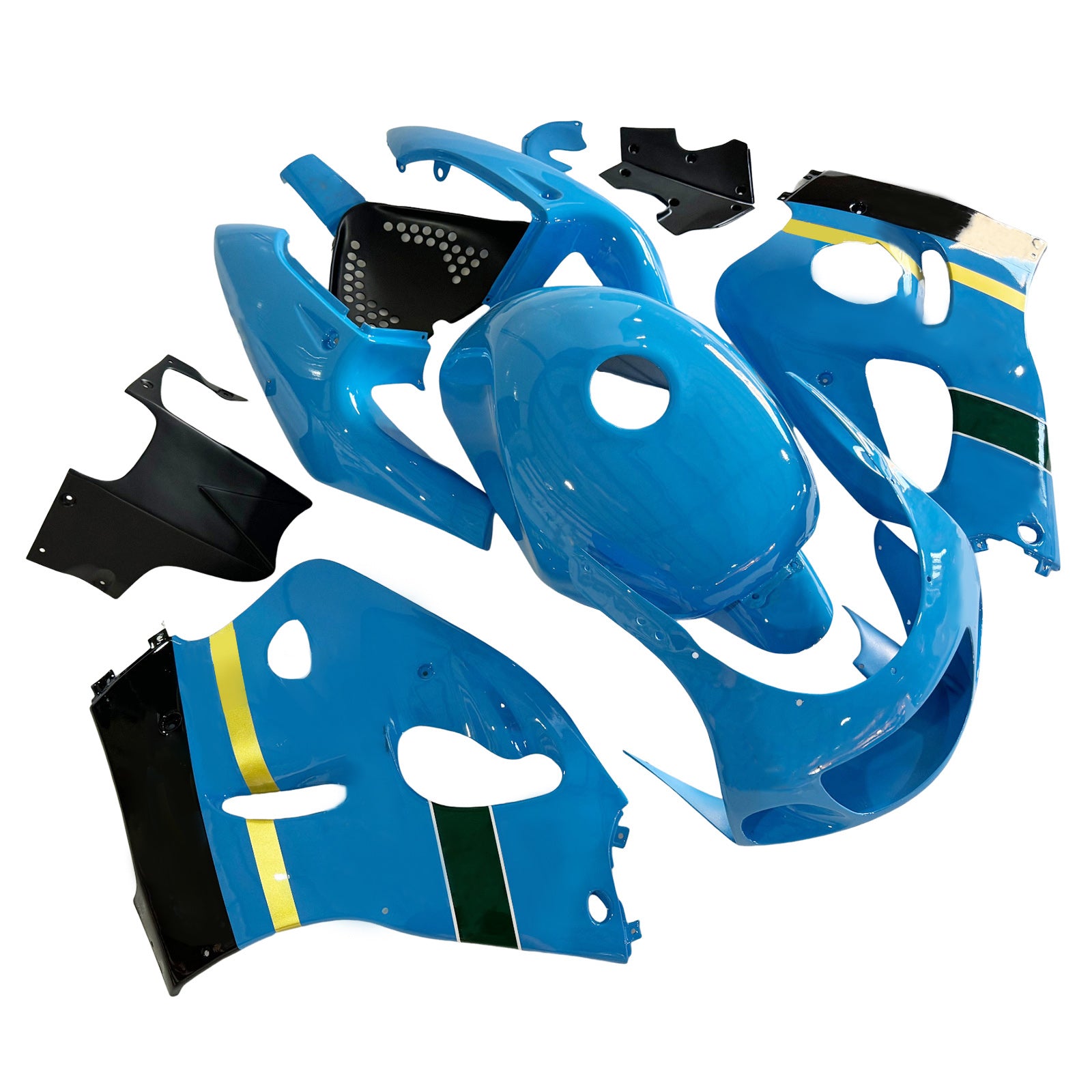 Amotopart Suzuki GSXR600 1996-2000 GSXR750 1996-1999 Blue s logem kapucí