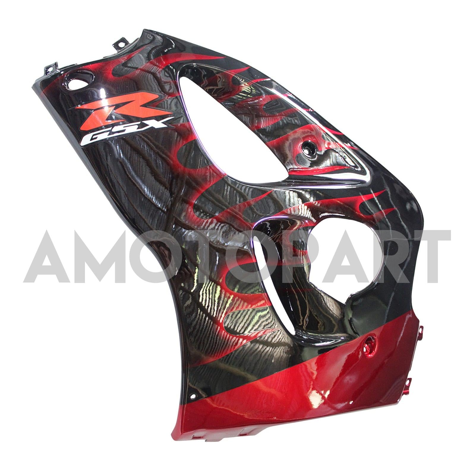 Amotopart Suzuki GSXR600 1996-2000 GSXR750 1996-1999 Blau mit rotem Flammenstil1-Verahmungskit