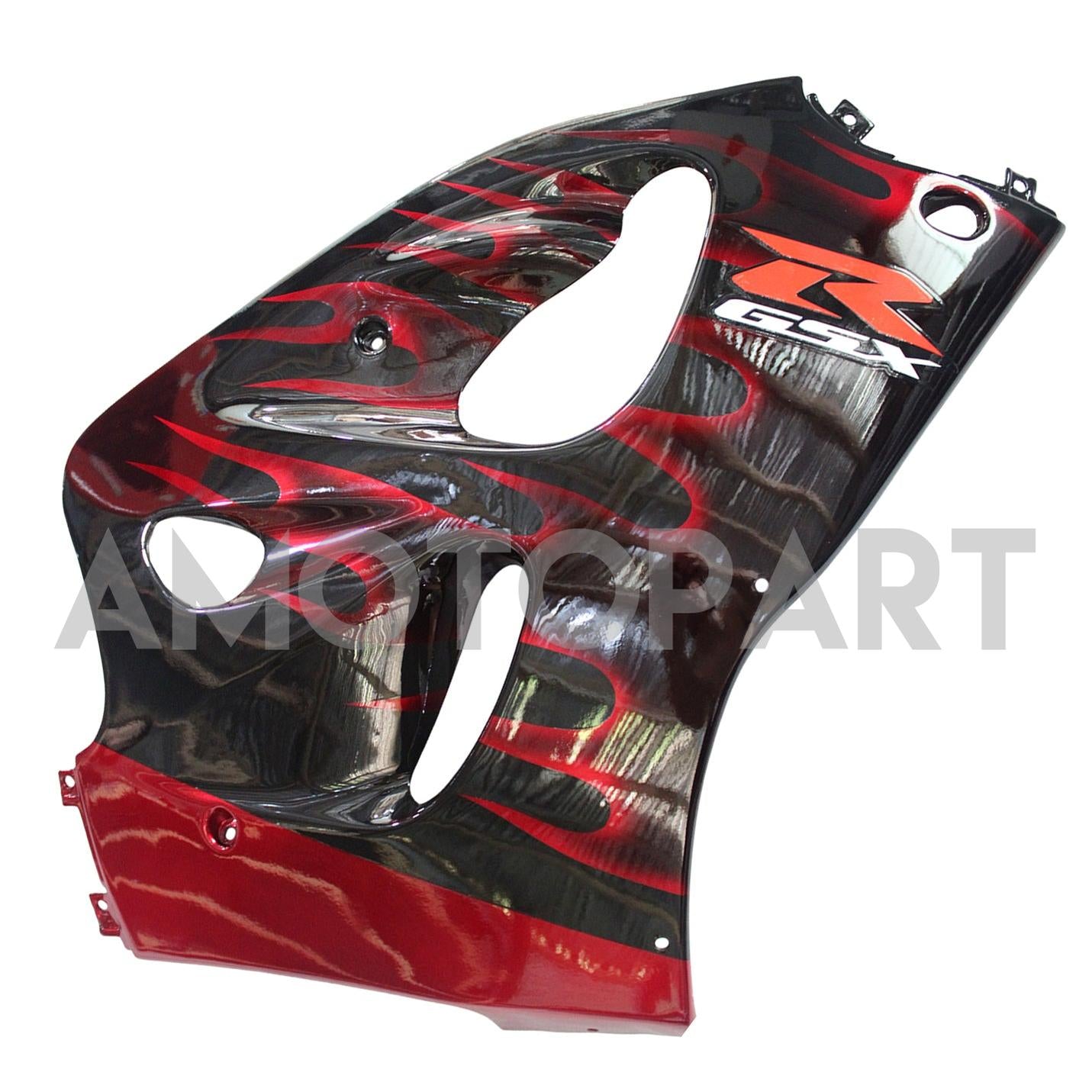 Amotopart Suzuki GSXR600 1996-2000 GSXR750 1996-1999 Blau mit rotem Flammenstil1-Verahmungskit