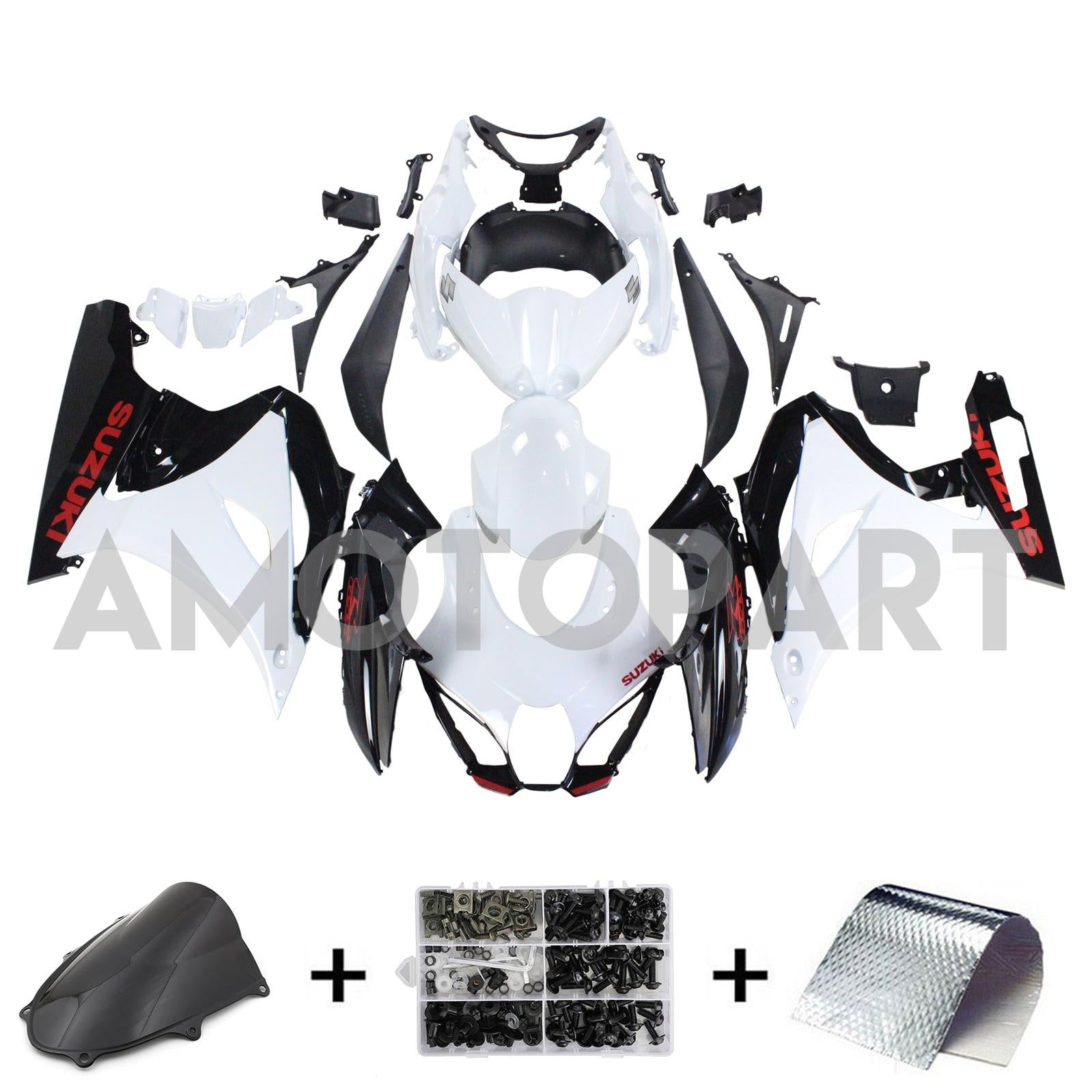 AMOTOPT SUZUKI GSXR1000 2017-2024 K17 KIT BLACA BLACK BLACK