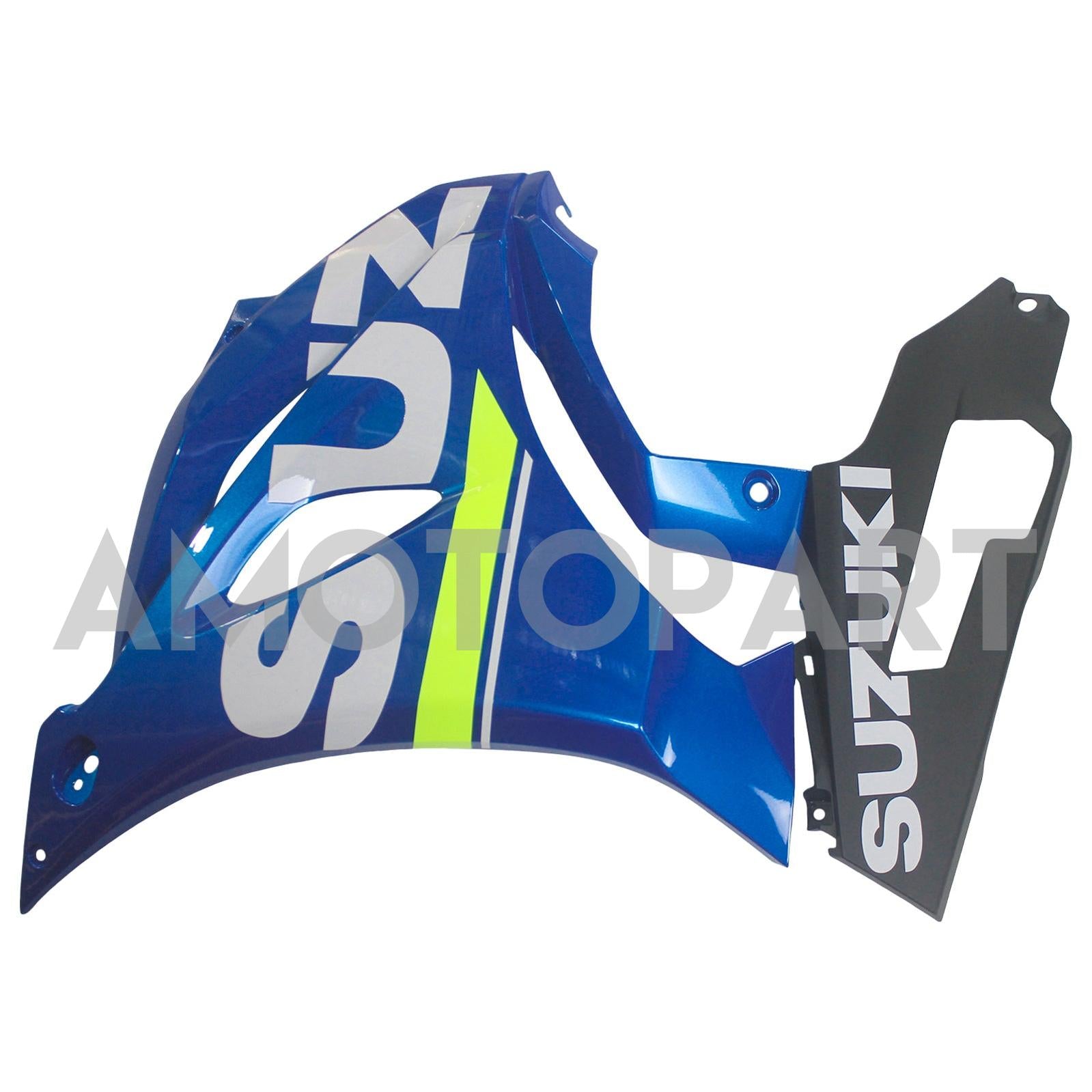 Amotopart Suzuki GSXR1000 2017-2025 K17 Glossy Blue Fairing Kit