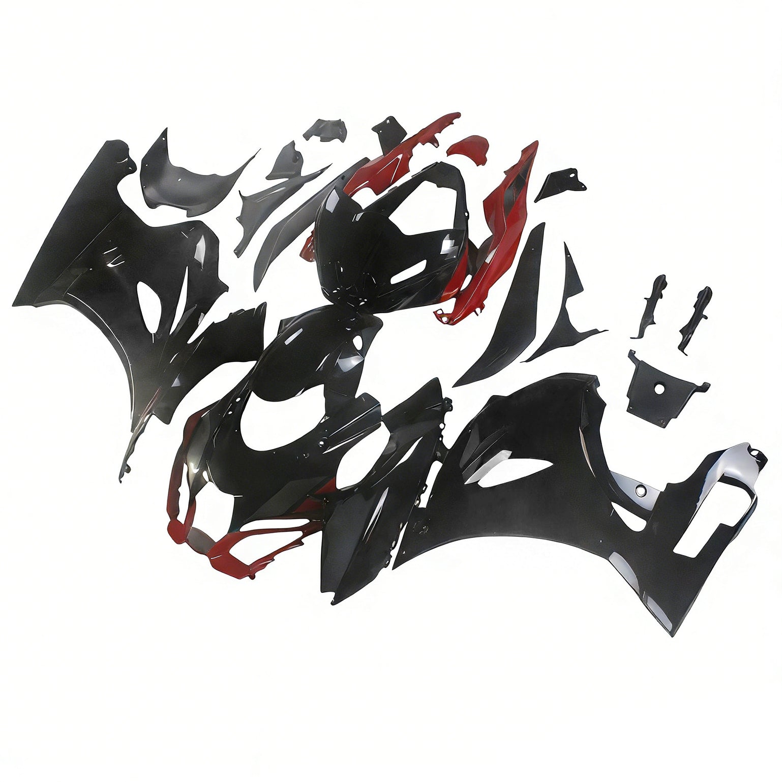 Amotopart Suzuki GSXR1000 2017-2025 K17 Black&Red Fairing Kit