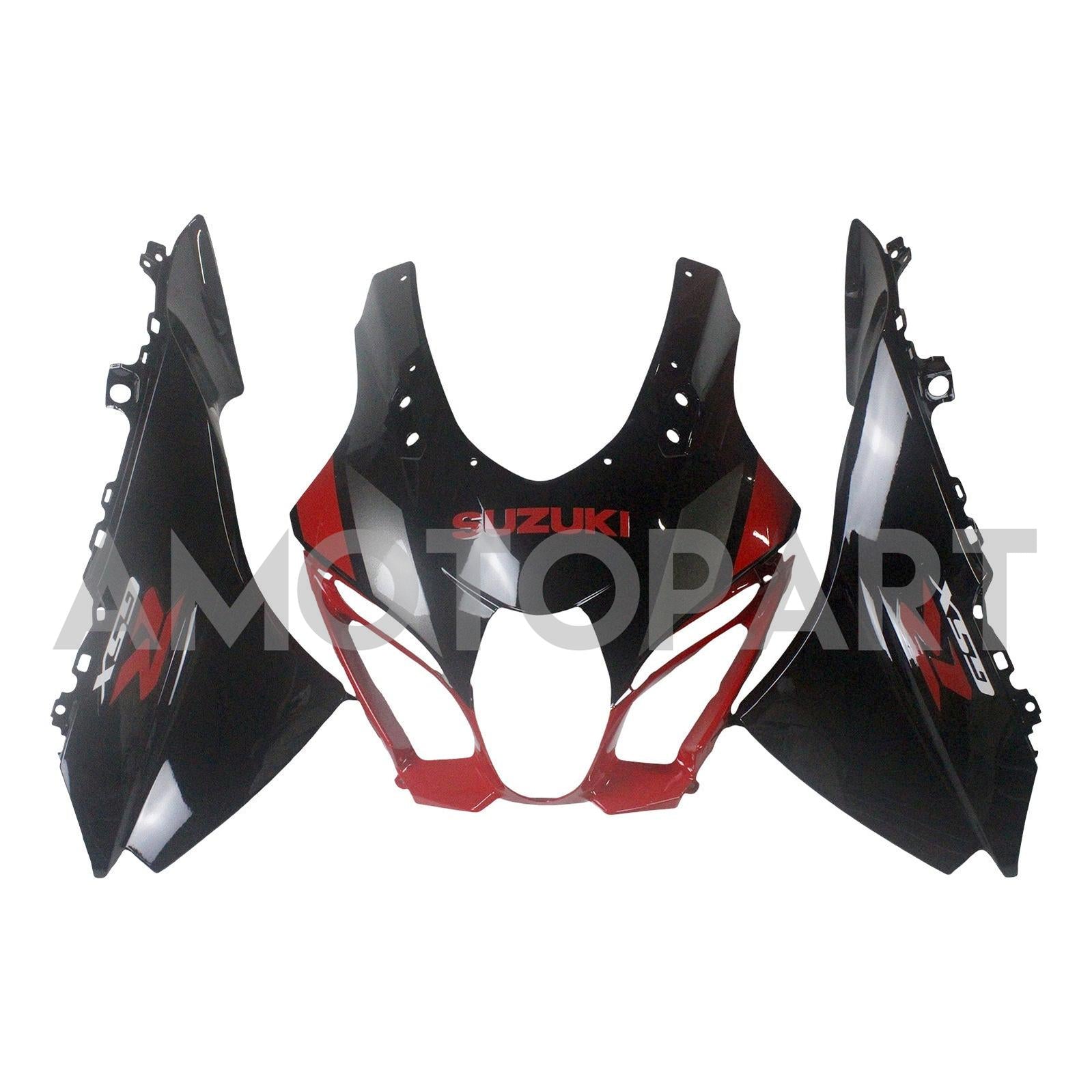 Amotopart Suzuki GSXR1000 2017-2025 K17 Black&Red Fairing Kit