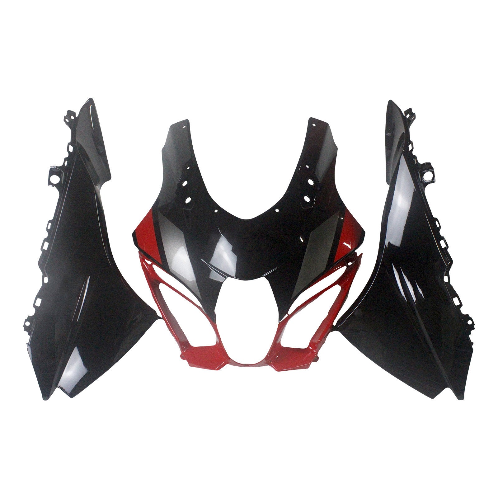 Amotopart Suzuki GSXR1000 2017-2025 K17 Black&Red Fairing Kit