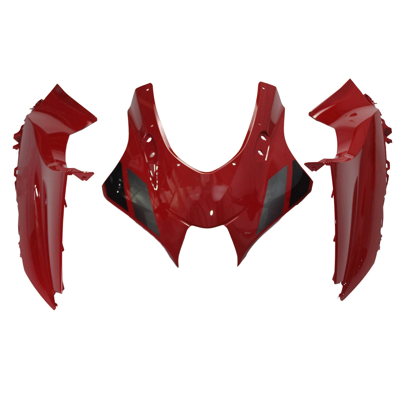 Amotopart Suzuki GSXR1000 2017-2025 K17 Glänzend Rot&BlackFairing Kit