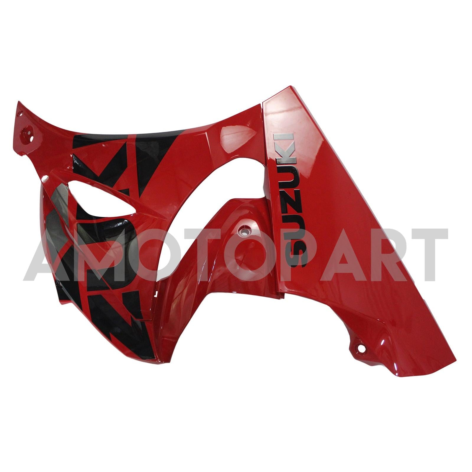 Amotopart Suzuki GSXR1000 2017-2025 K17 glänzend rot&Schwarzes Verkleidungskit