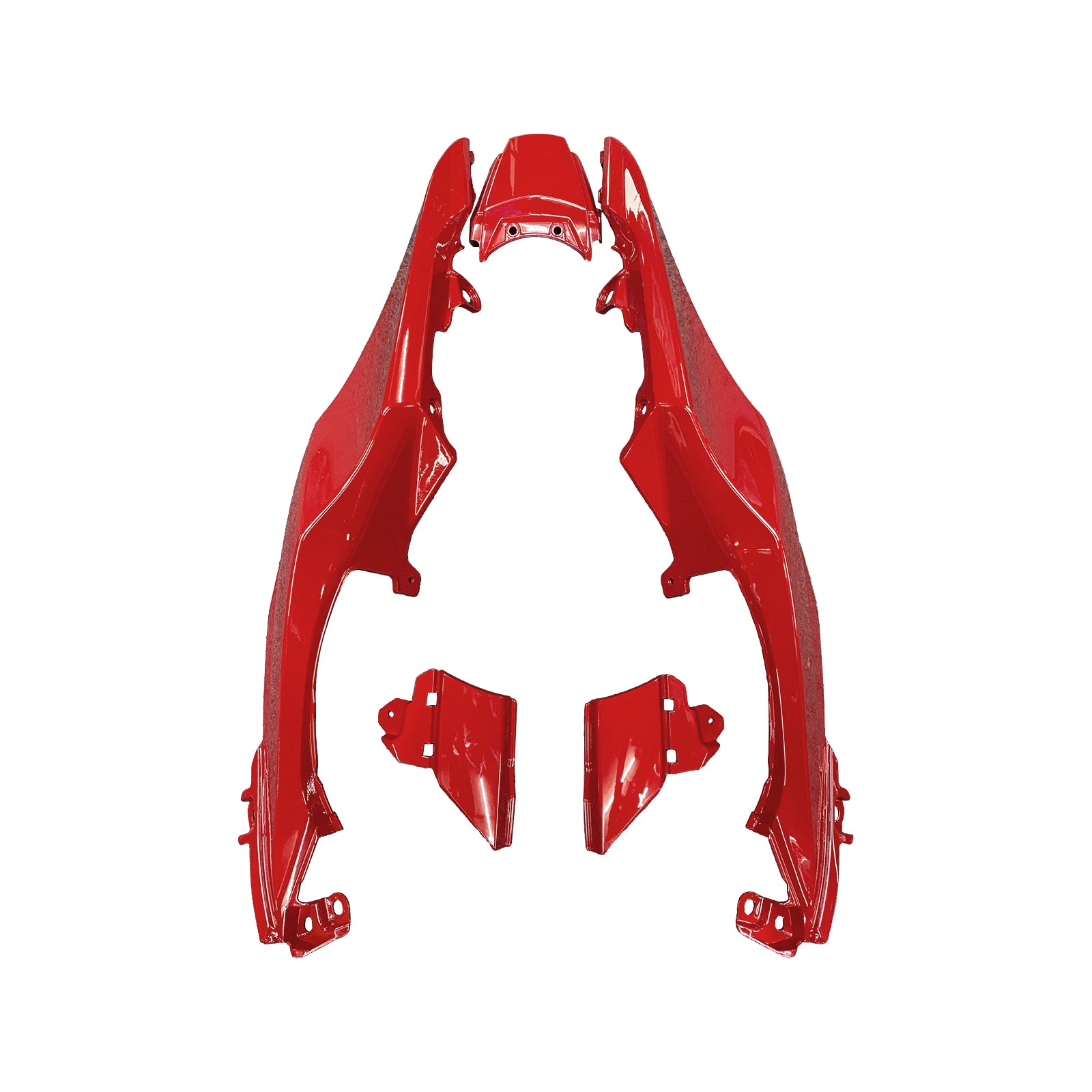 Amotopart Suzuki GSXR1000 2017-2025 K17 Glossy Red Fairing Kit