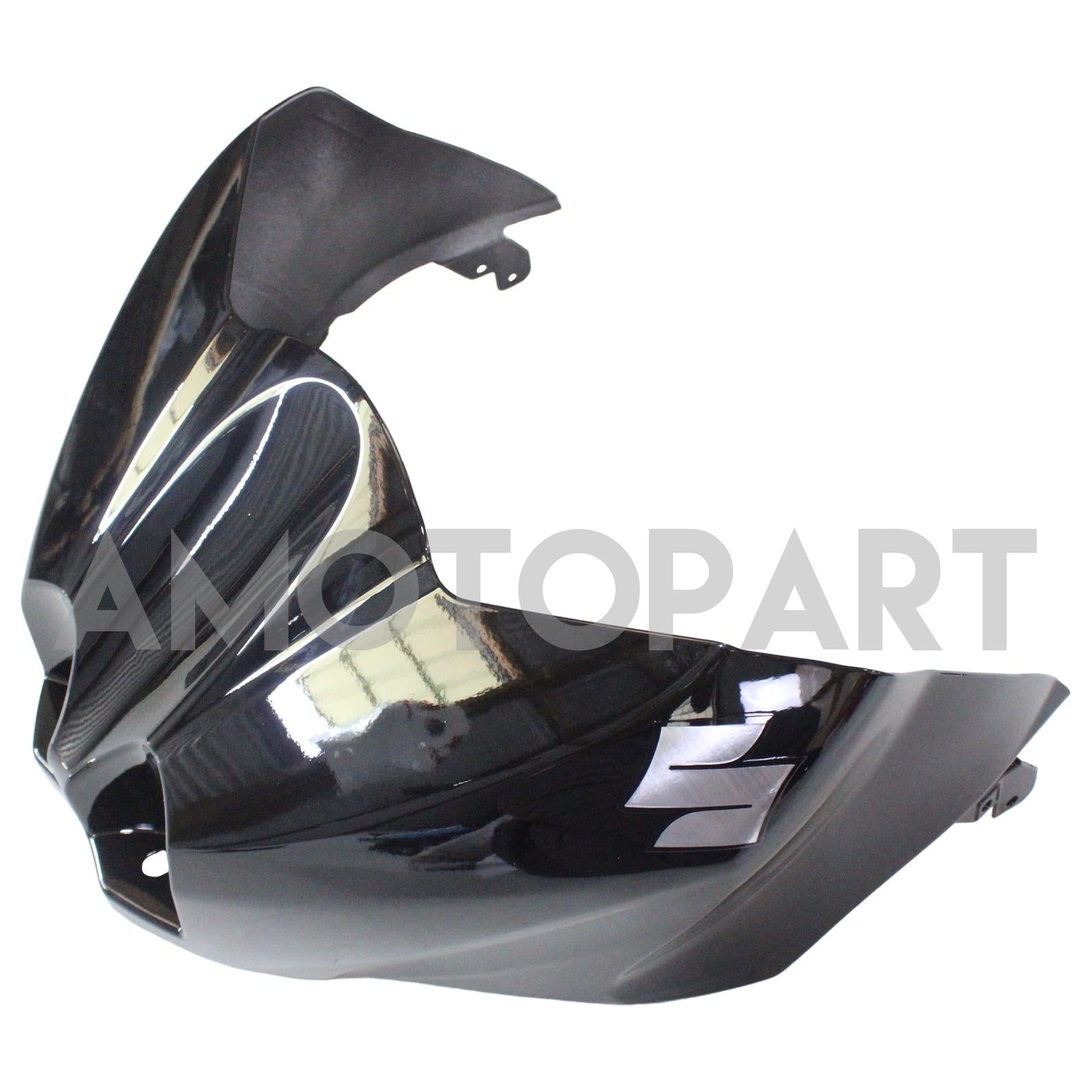 AMOTOPART SUZUKI GSXR1000 2017-2024 K17 BLACK GLOSSY COM BLUE LOGOTO FAIRING KIT