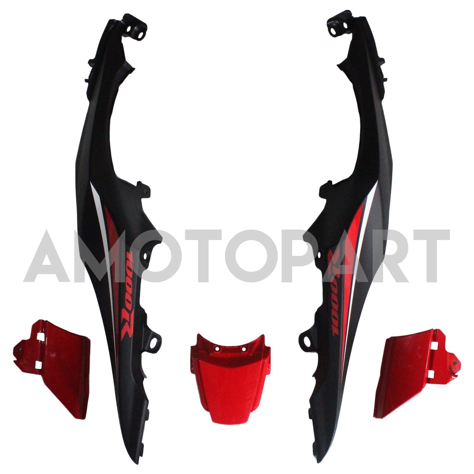 AMOTOPART SUZUKI GSXR1000 2017-2024 K17 Kit de carenagem preta vermelha brilhante