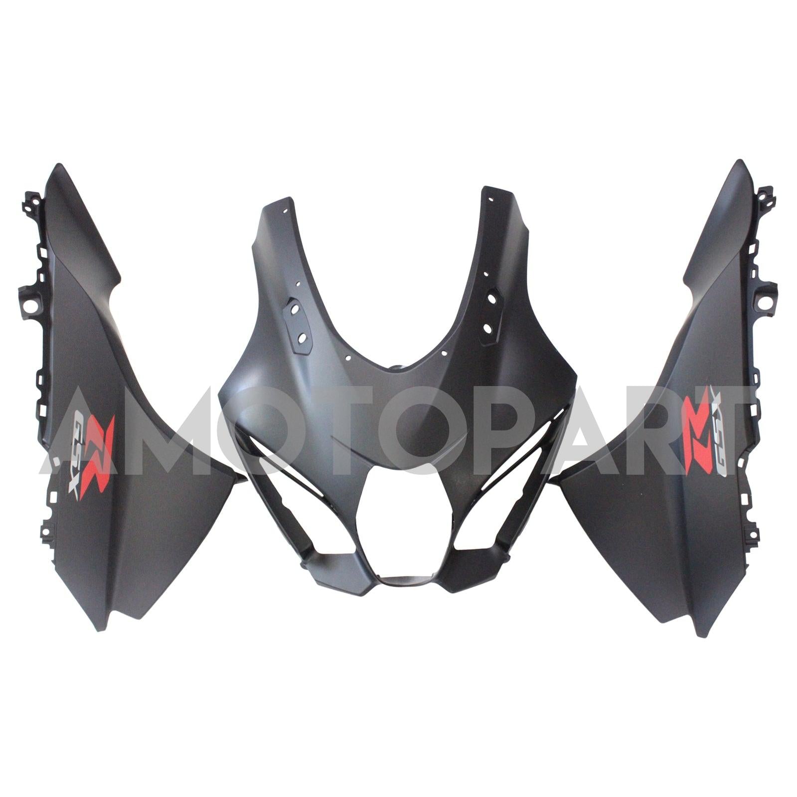 Amotopart Suzuki GSXR1000 2017-2025 K17 Matt Black Fairing Kit