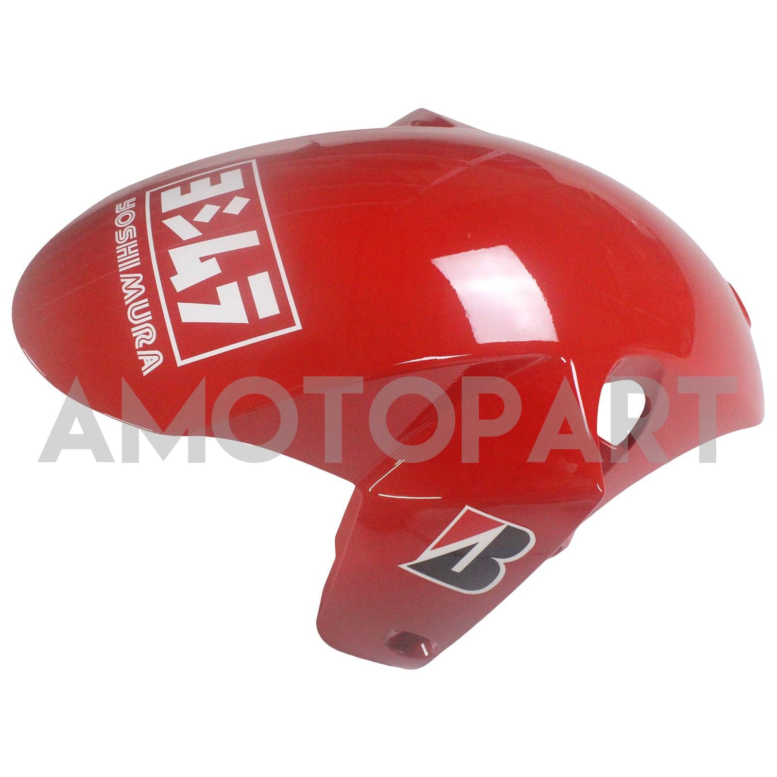 AMOTOPT 2017-2024 K17 GSXR 1000 Suzuki Black & Red Style 1 Kit de carenagem