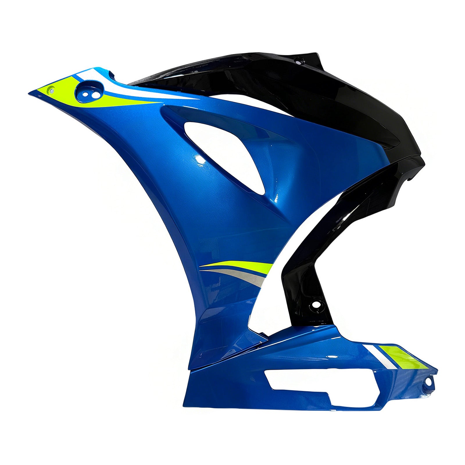 Amotopart 2017-2025 K17 GSXR1000 Suzuki Schwarz&Blue Style2 Verkleidungssatz