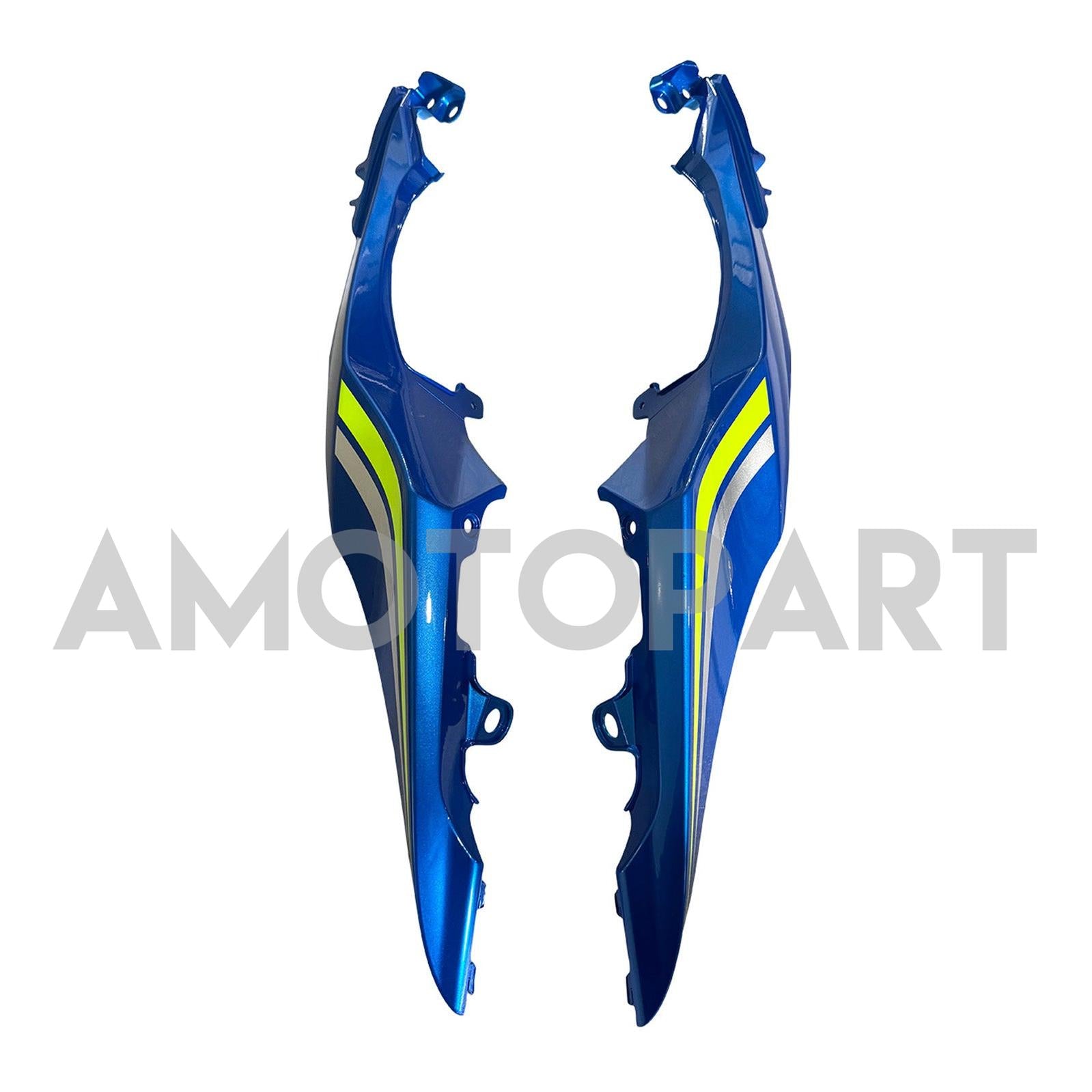 Amotopart 2017-2024 K17 GSXR1000 スズキ ブラック&ブルー Style2 フェアリングキット