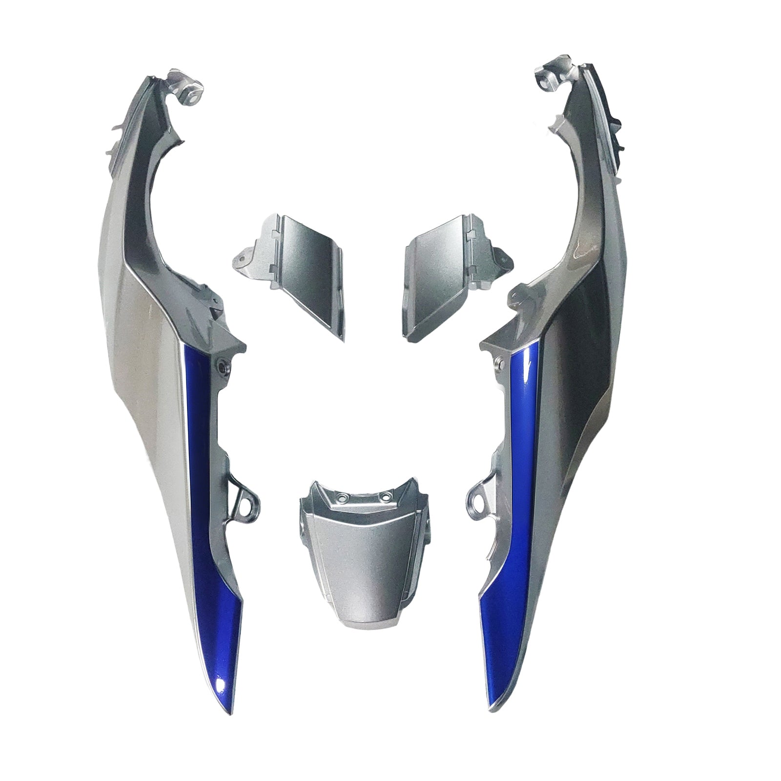 Amotopart 2017-2025 K17 GSXR1000 Suzuki Silver&Blue Fairing Kit
