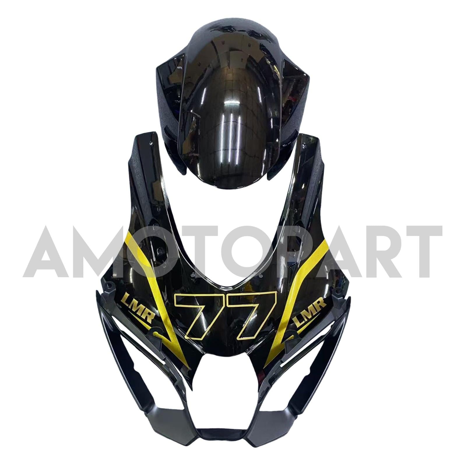 Amotopart 2017-2025 K17 GSXR1000 Suzuki Black&Gold Fairing Kit