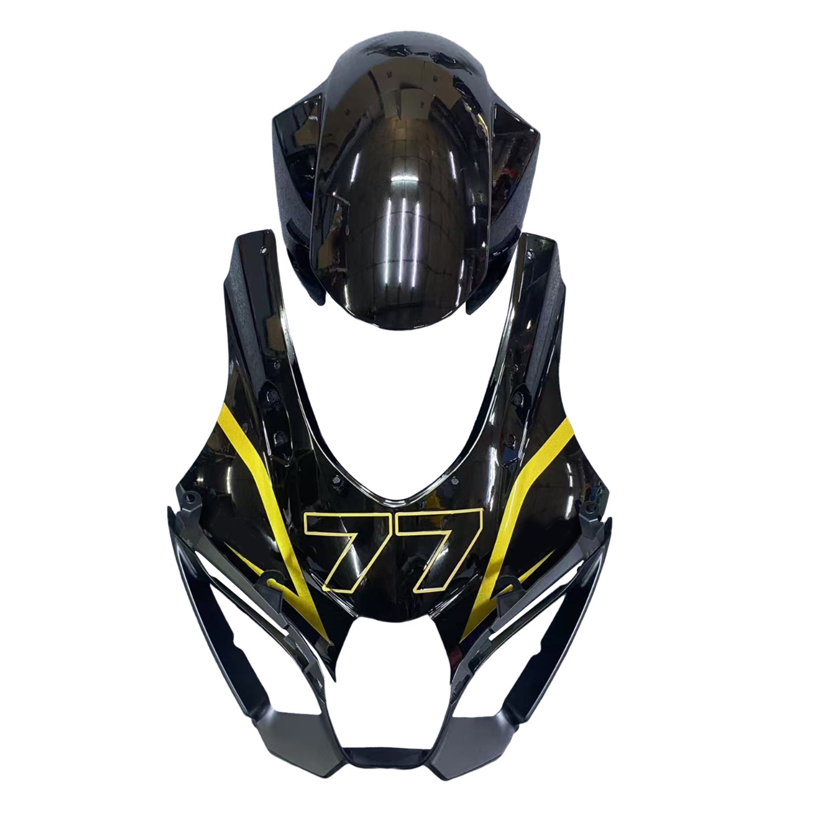 Amotopart 2017-2025 K17 GSXR1000 Suzuki Black&Gold Fairing Kit