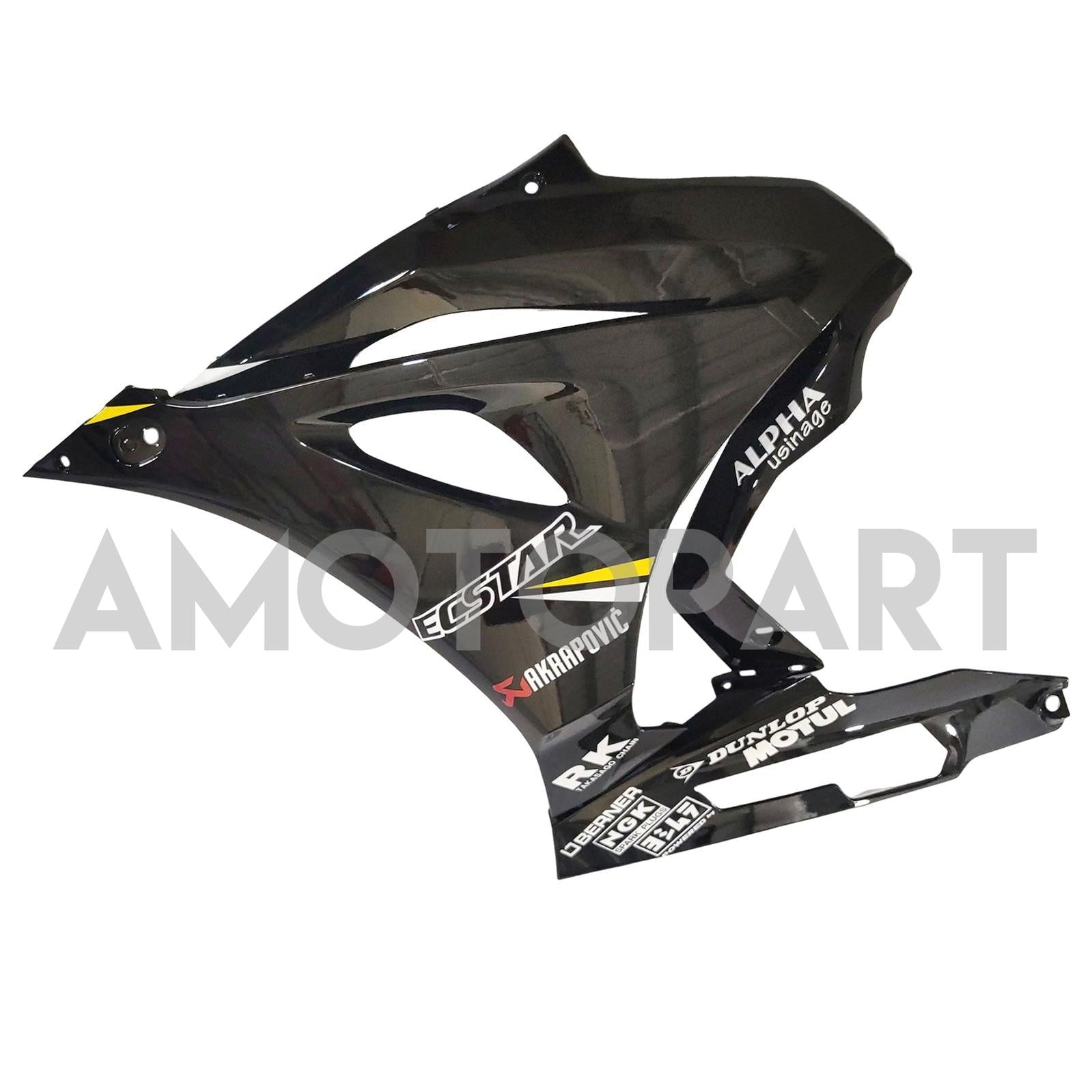 Amotopart 2017-2025 K17 GSXR1000 Suzuki Schwarz&Weißes Verkleidungsset