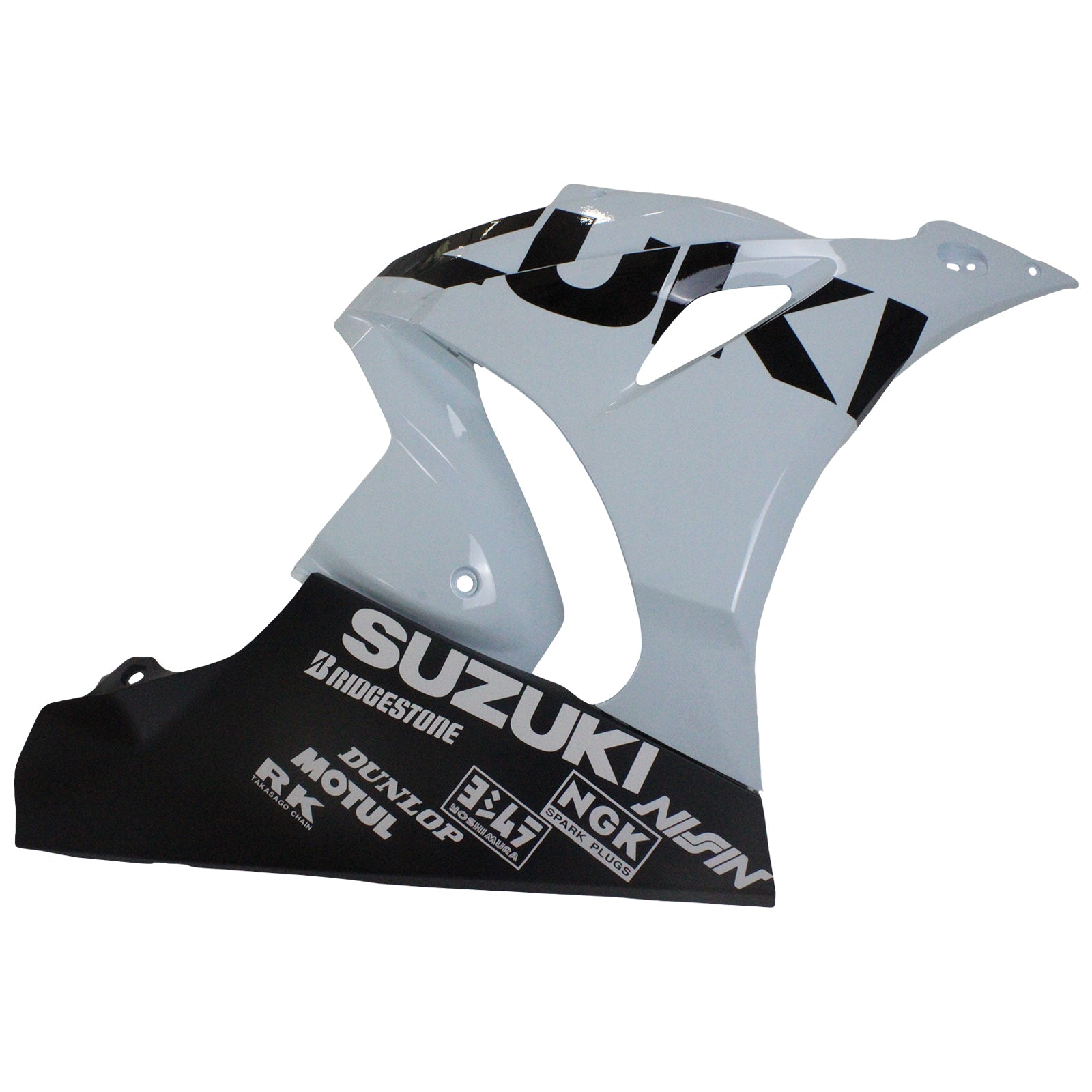 Amotopart 2017-2025 K17 GSXR1000 Suzuki Grey mix Blue Fairing Kit