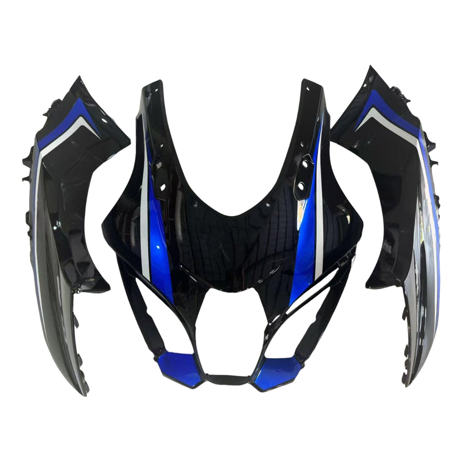 Amotopart 2017-2024 K17 GSXR1000 Suzuki Black & Blue Style3 Fairing Kit