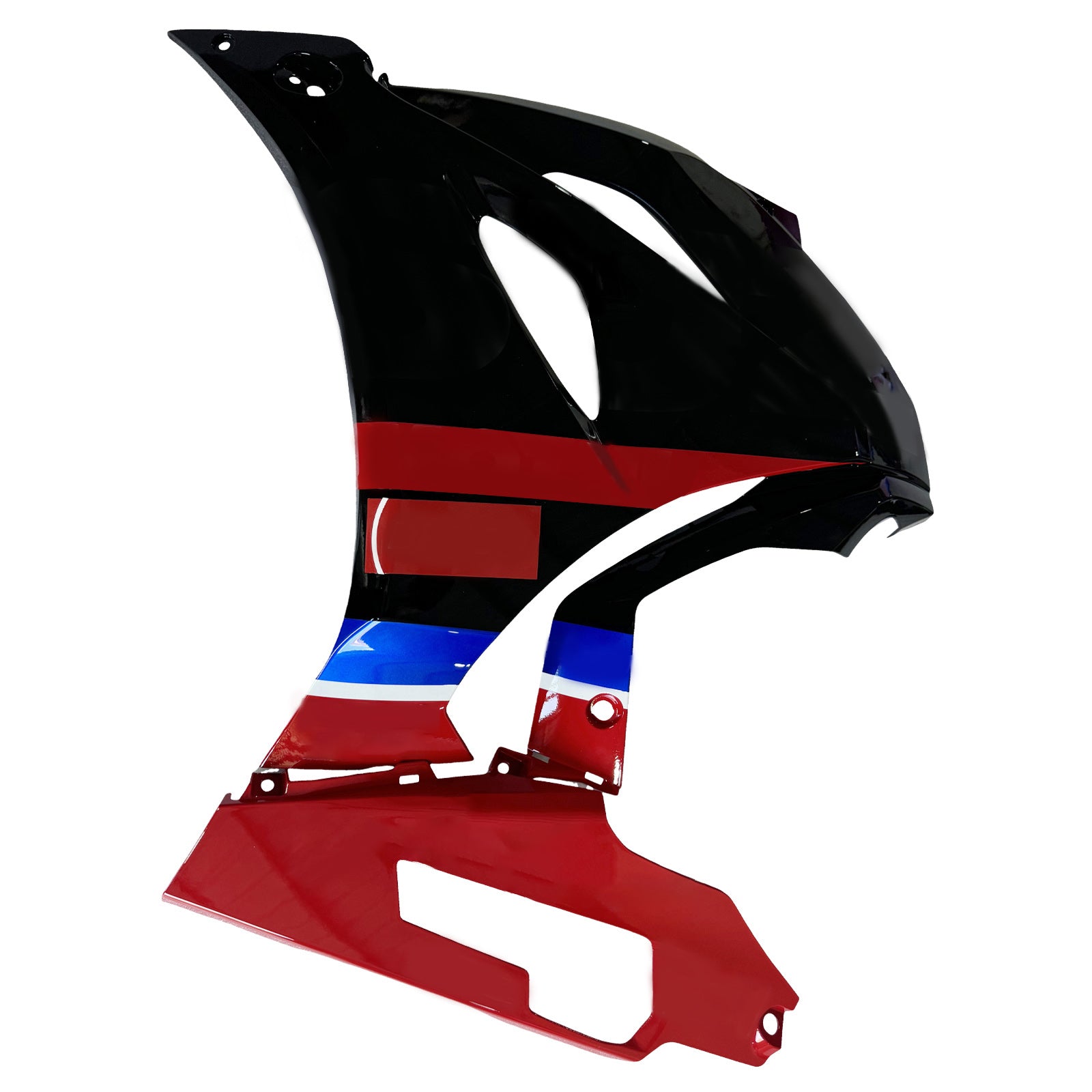 Amotopart 2017-2024 K17 GSXR 1000 Suzuki Kit carena nera e rossa Style4