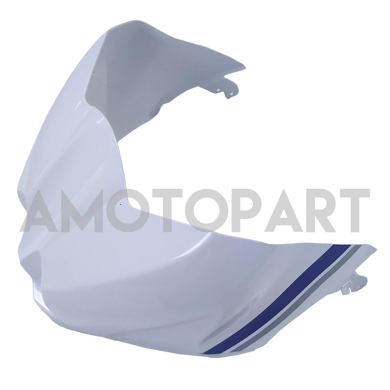 Amotopart 2017-2024 K17 GSXR 1000 Suzuki White & Blue Style2 Fairing Kit
